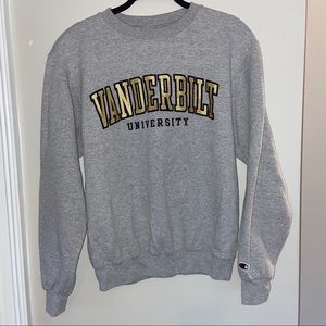 Embroidered Vanderbilt Crew Neck